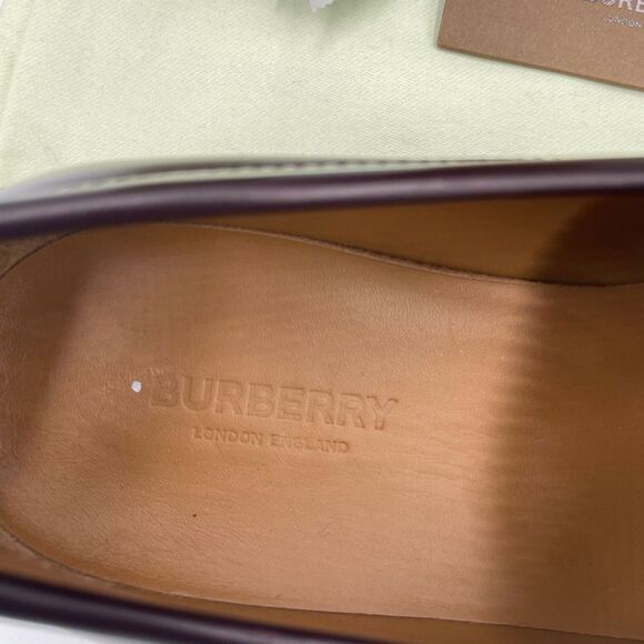 Men’s Burberry classic check penny loafers size 42 made in Italy - Picture 6 of 8